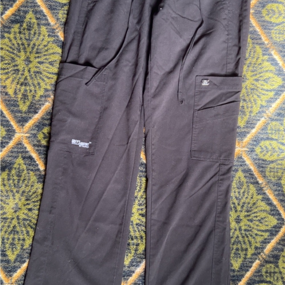 Barco Uniforms Black Cargo Scrub Pants